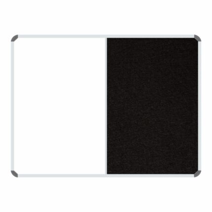 BD3041B Non-Magnetic Combination Whiteboard (1200*900mm - Black Felt)