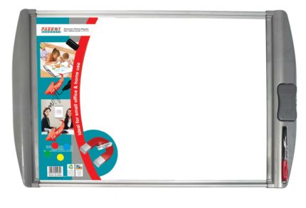 BD1120A WHITEBOARD SLIMLINE MAGNETIC 600*450MM RETAIL