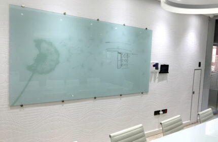 BD1941A GLASS WHITEBOARD NON-MAGNETIC PRINTED 1200*900MM