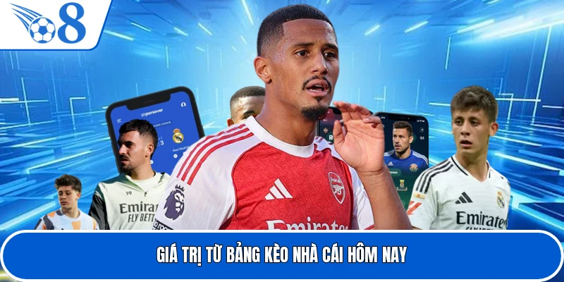Giá trị từ bảng kèo nhà cái hôm nay