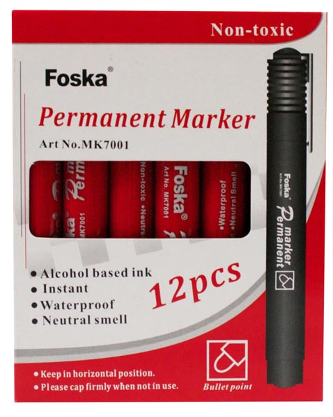 PEN0052-MK70001R foska red permanent marker