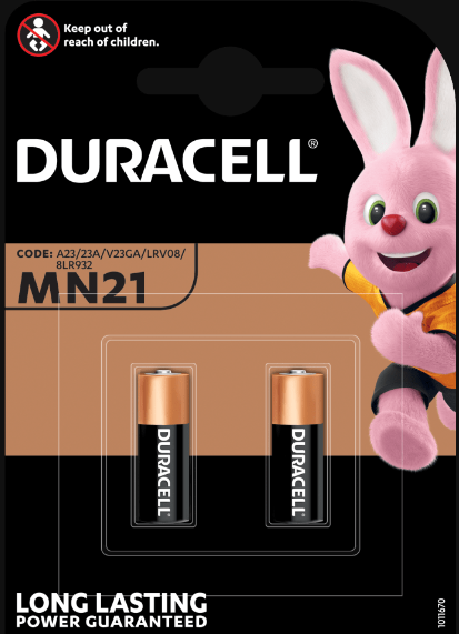 mn21 duracell 12v batteries 2 pack
